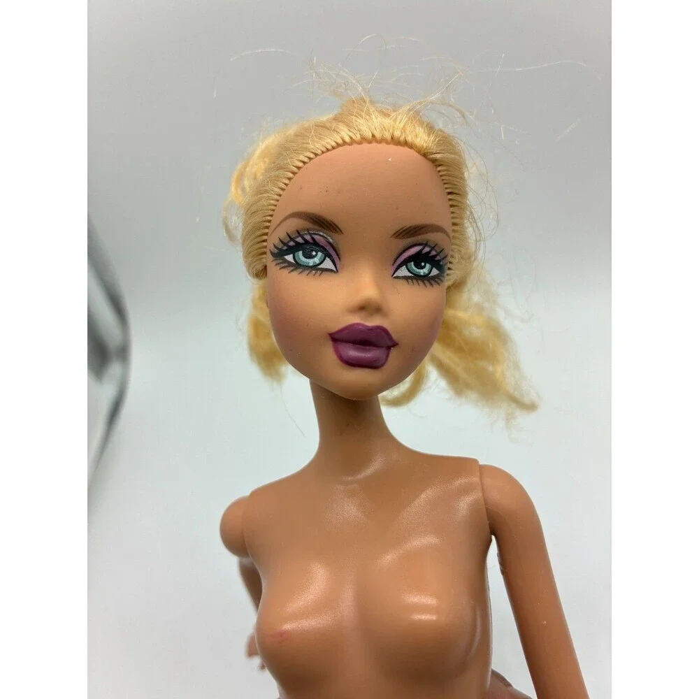 My Scene Barbie Doll Nude Blond Hair Green Eyes Y2K Fashion Mattel